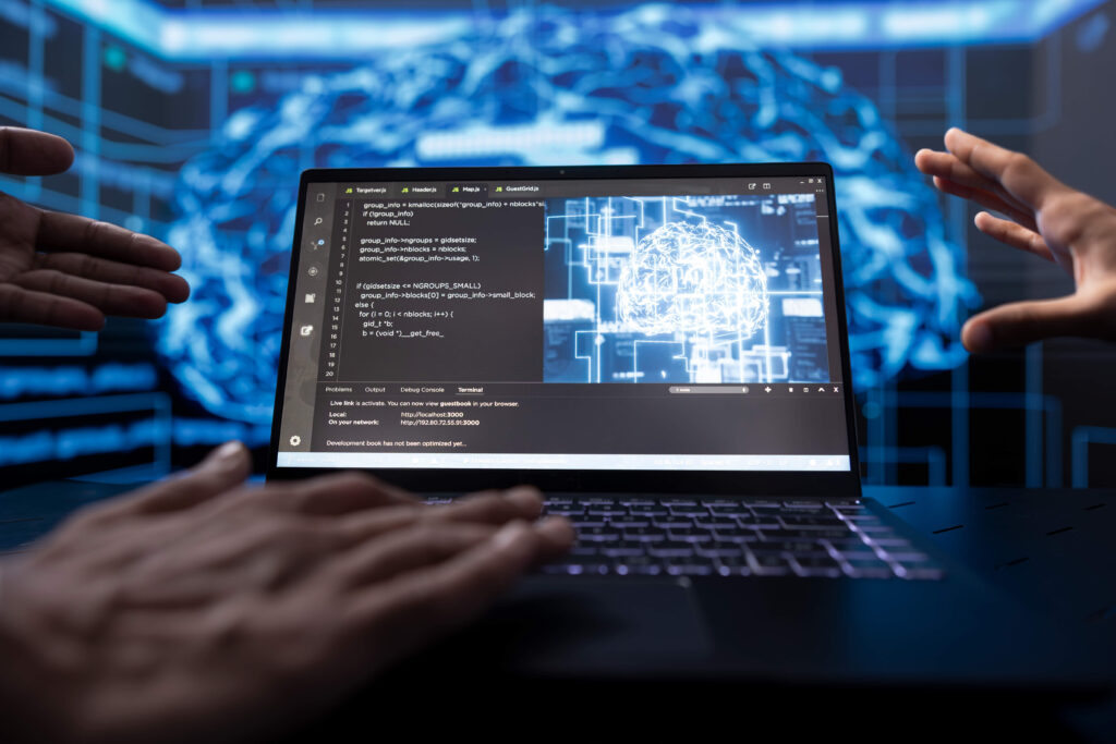 software developers running ai cognitive computing